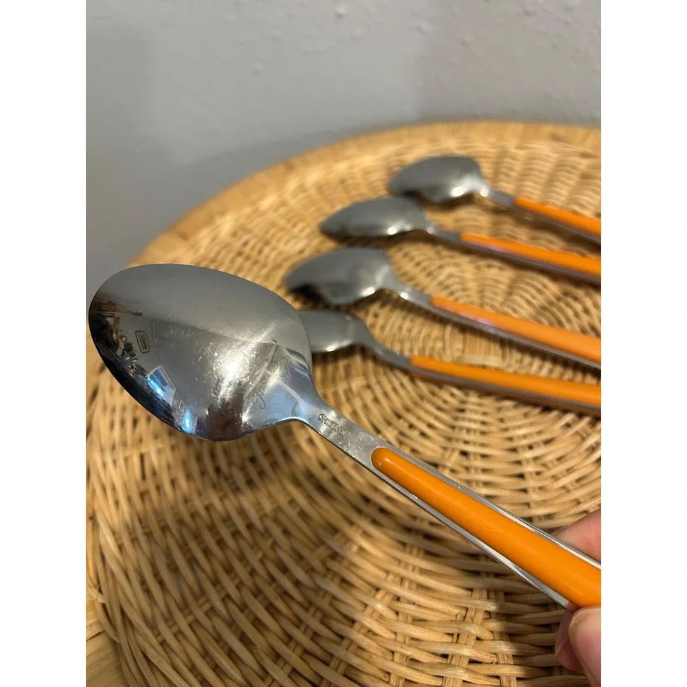 Fiesta Merengue Tangerine Dinner Spoon Set of 5
